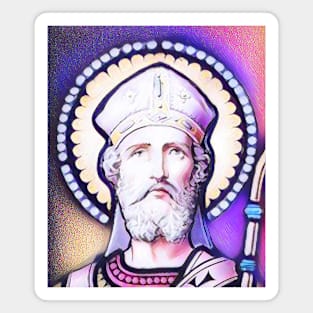 Anselm of Canterbury Pink Portrait | Anselm of Canterbury Artwork 7 Magnet